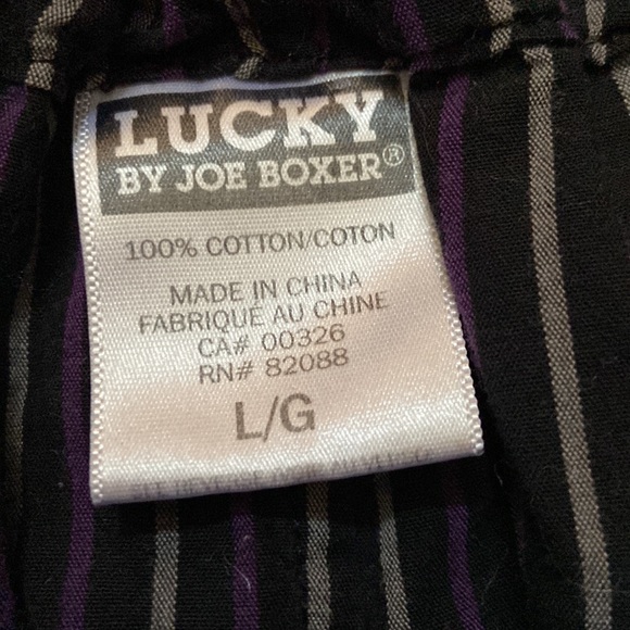 Joe Boxer pin stripe wide leg Pajama bottom in size L - Picture 4 of 12